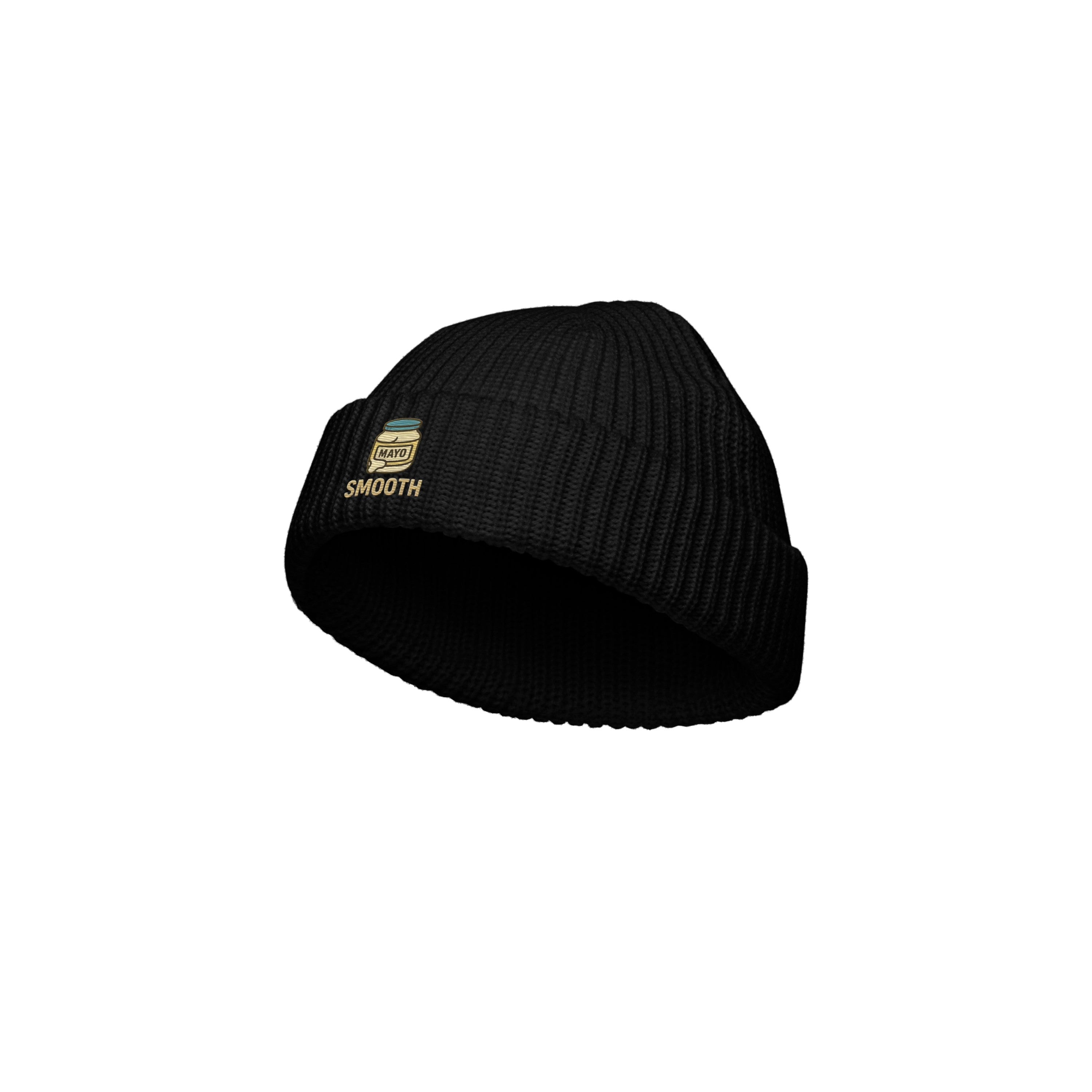 Knit Fisherman Beanie - Smooth Mayo