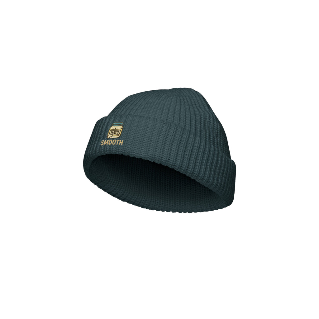 Knit Fisherman Beanie - Smooth Mayo