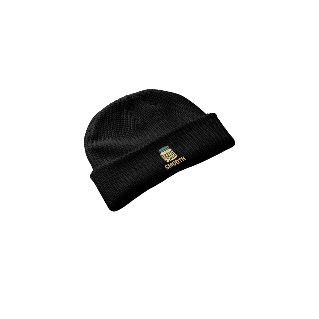 Knit Fisherman Beanie - Smooth Mayo