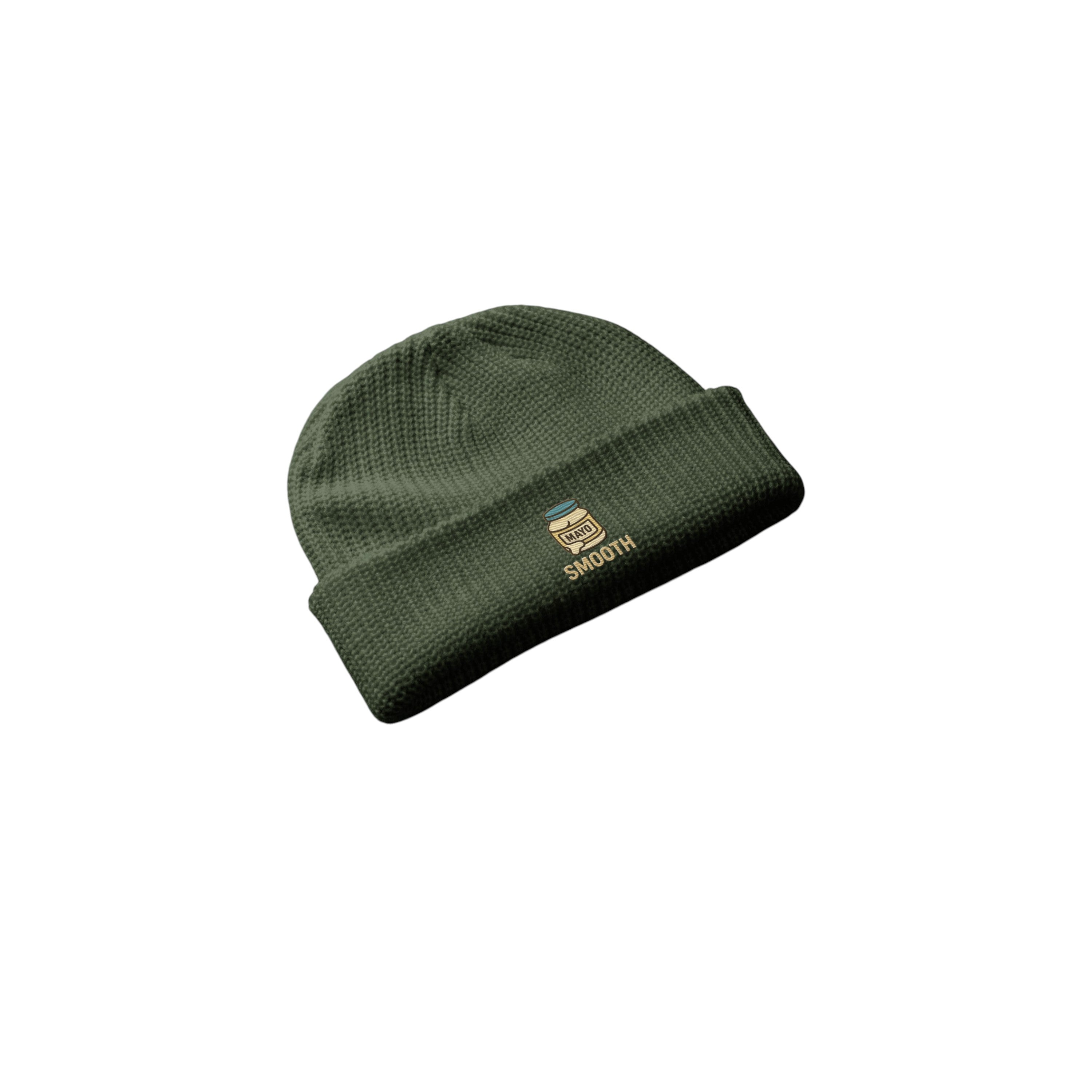 Knit Fisherman Beanie - Smooth Mayo