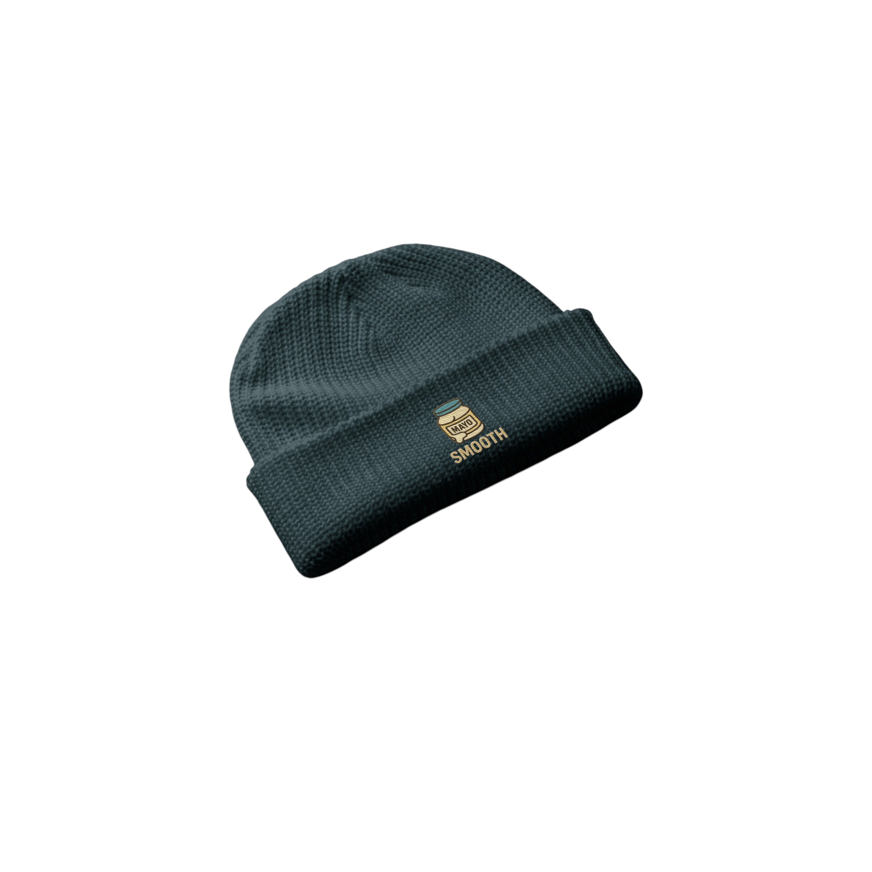 Knit Fisherman Beanie - Smooth Mayo