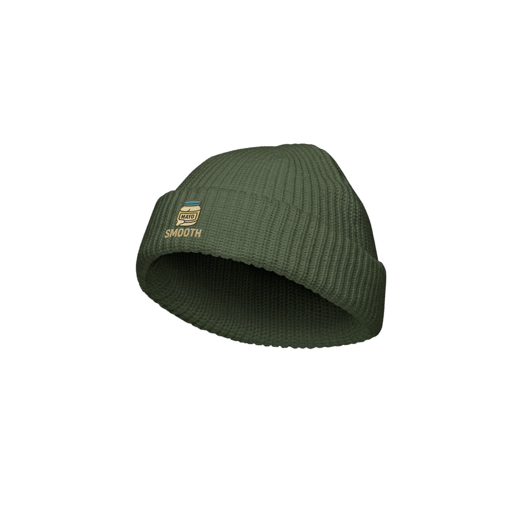 Knit Fisherman Beanie - Smooth Mayo