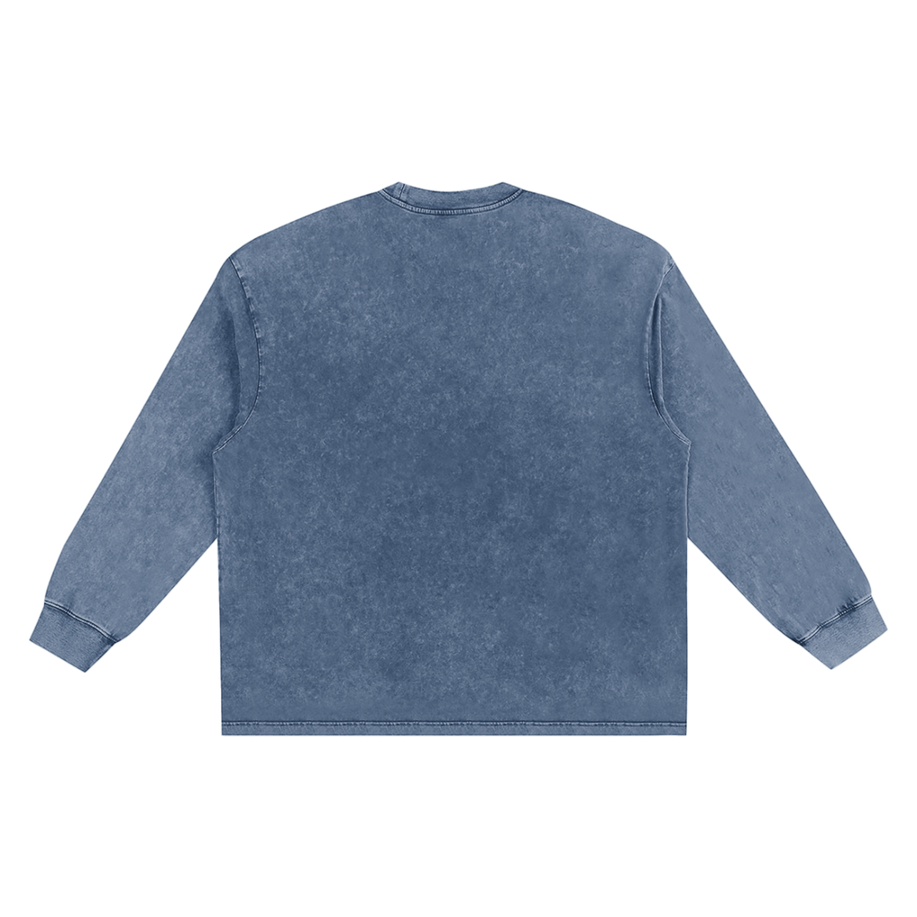 Washed Long Sleeve Golf More