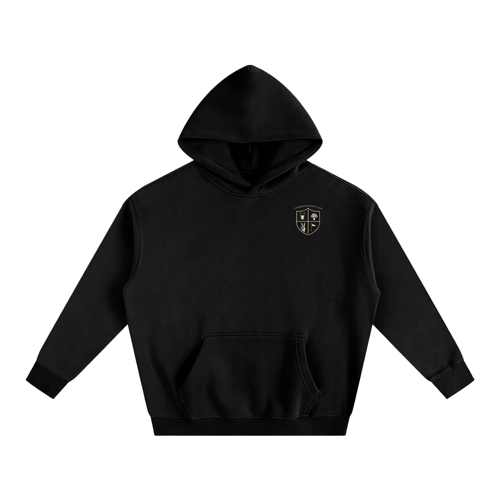 Oversize Fleeced Hoodie - Crest