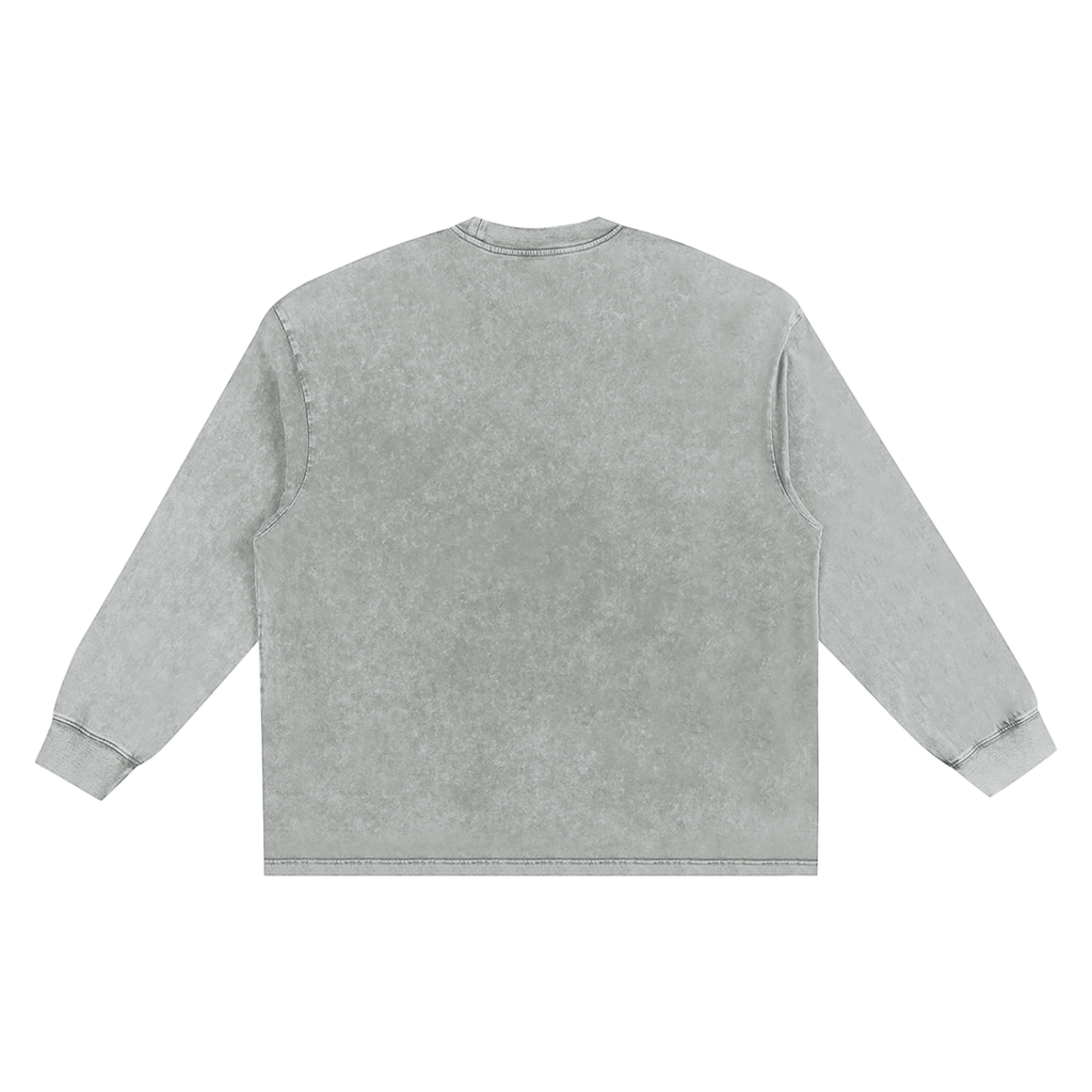 Washed Long Sleeve Golf More