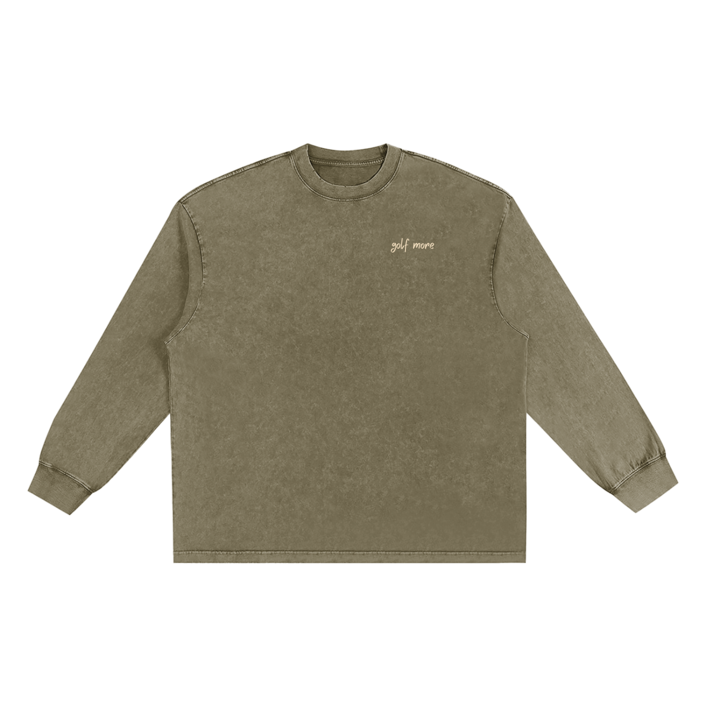 Washed Oversize Long Sleeve - Golf More
