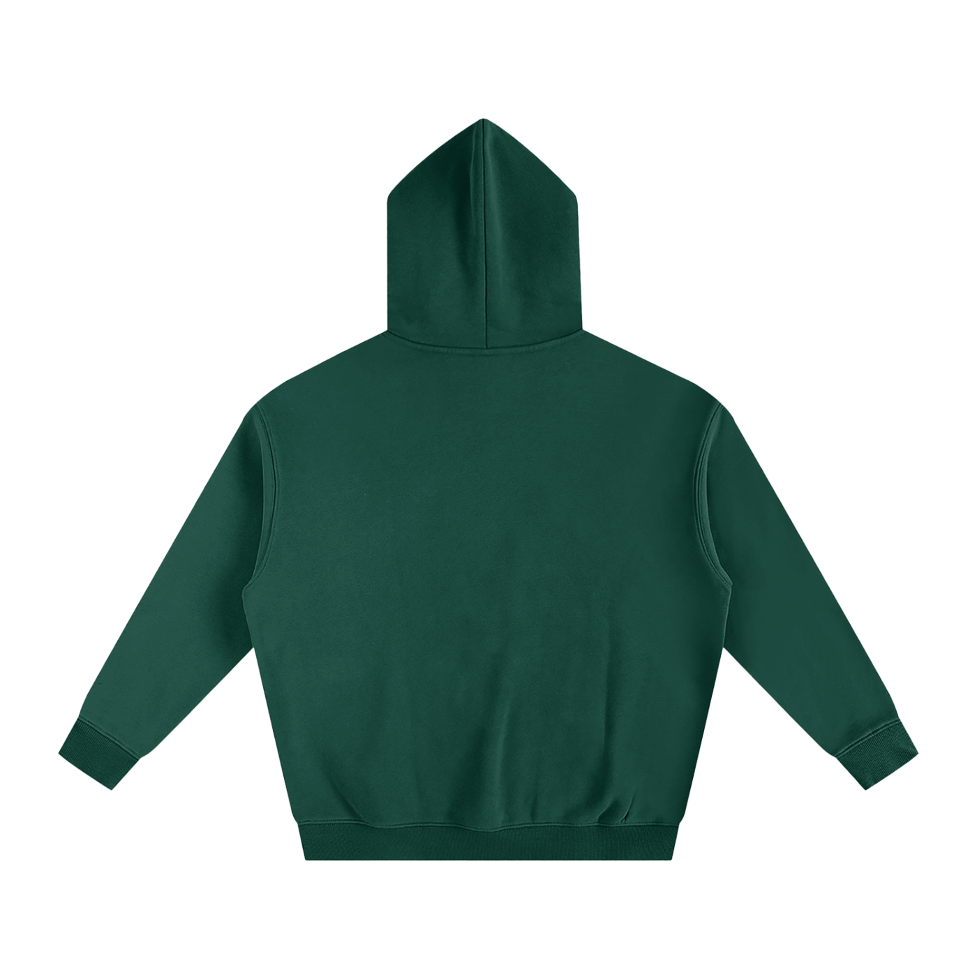 Oversize Fleeced Hoodie - Crest